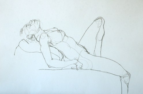 Study for The Red Pillow