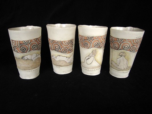 Nude on Vessel Series