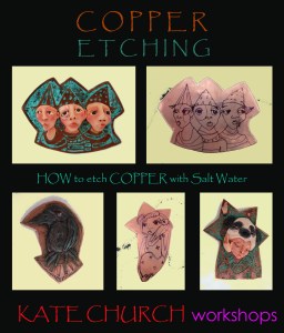 copper etching workshop