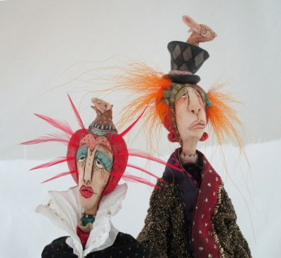 Hatter and The Red Queen close