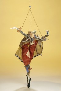 Jack's Trio . . . mixed media figurative sculpture