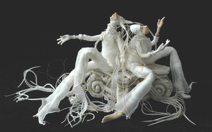 Springs Eternal ... mixed media figurative sculpture