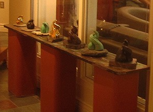 Bronze sculptures by Claude Chaloux