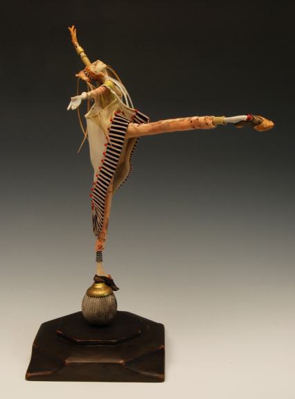 Harmony ... mixed media figurative sculpture