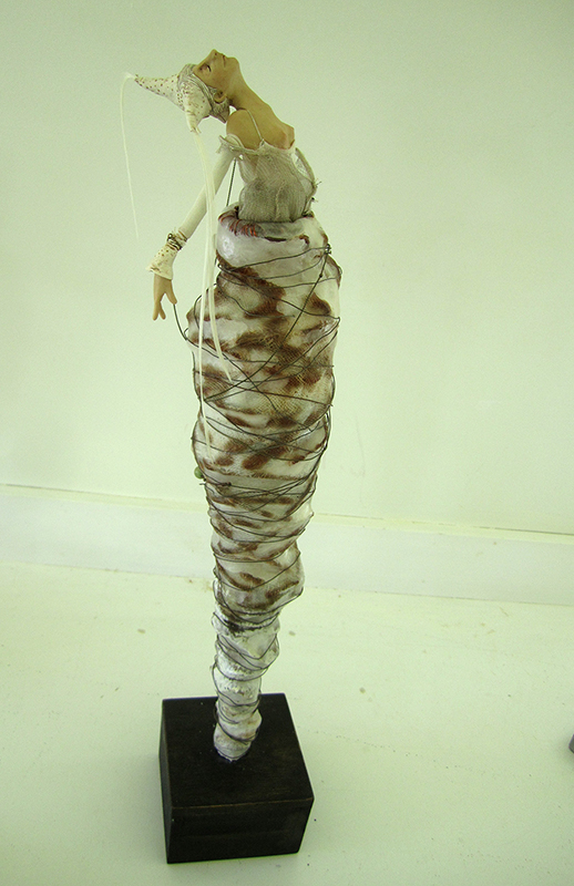Release ... mixed media figurative sculpture